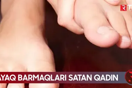 Ayaq barmaqları satan QADIN - Video