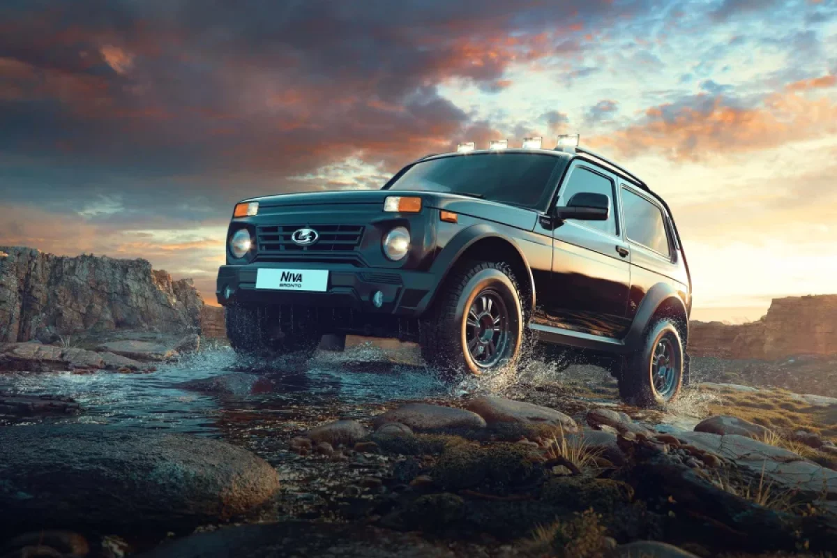 Naxçıvanda “Niva” yandı