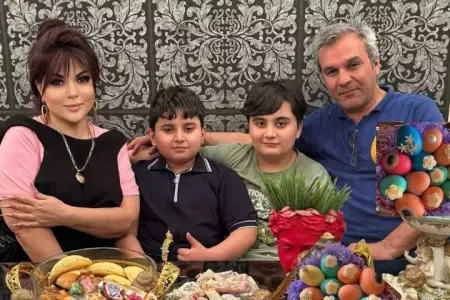 Təranəylə Musa nəvələri ilə