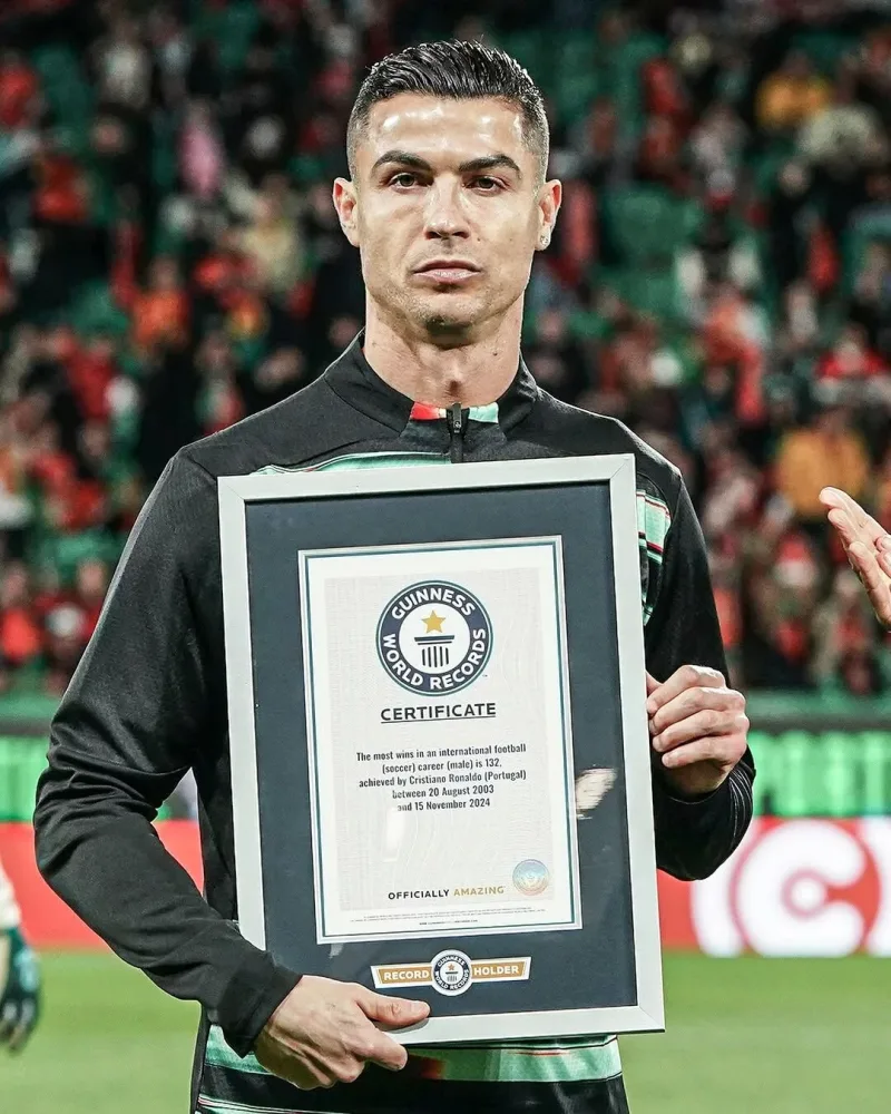 Ronaldo Ginnesin Rekordlar Kitabına düşdü - FOTOFAKT