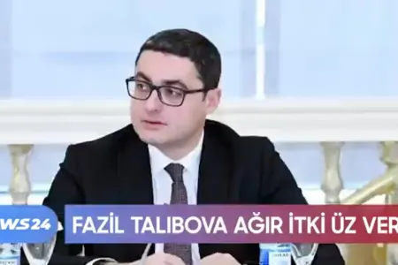 Fazil Talıbova ağır itki - VİDEO