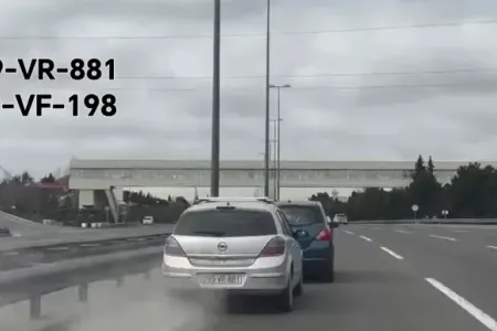 Bir-birinin acığına düşən sürücülər yarışa çıxdılar - VİDEO