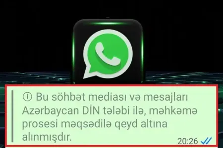 Vatsap yazışmaları polis tərəfindən izlənilir? - AÇIQLAMA