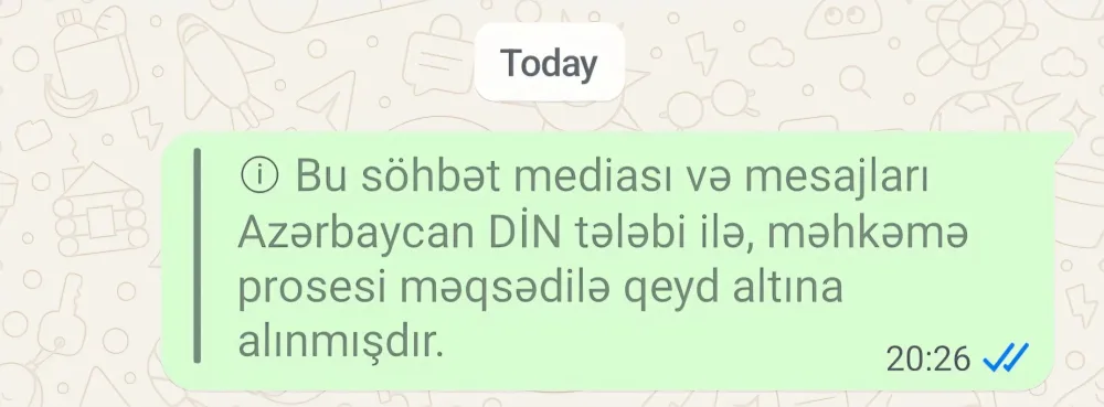 Vatsap yazışmaları polis tərəfindən izlənilir? - AÇIQLAMA