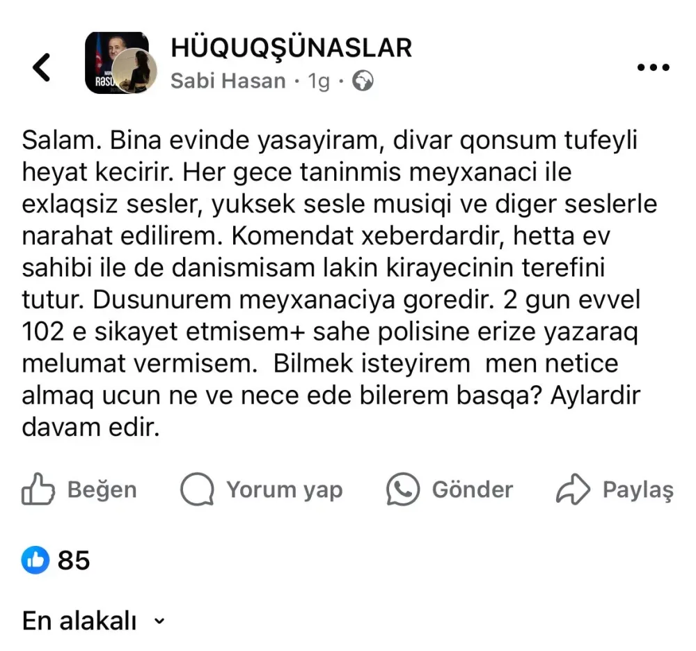“Hər gecə tanınmış meyxanaçı ilə əxlaqsız səslər...” – ŞOK!