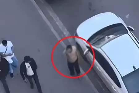 Bakıda yarıçılpaq şəxs SAXLANILDI