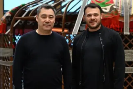 Emin Ağalarov Qırğızıstan prezidenti ilə görüşdü - VİDEO