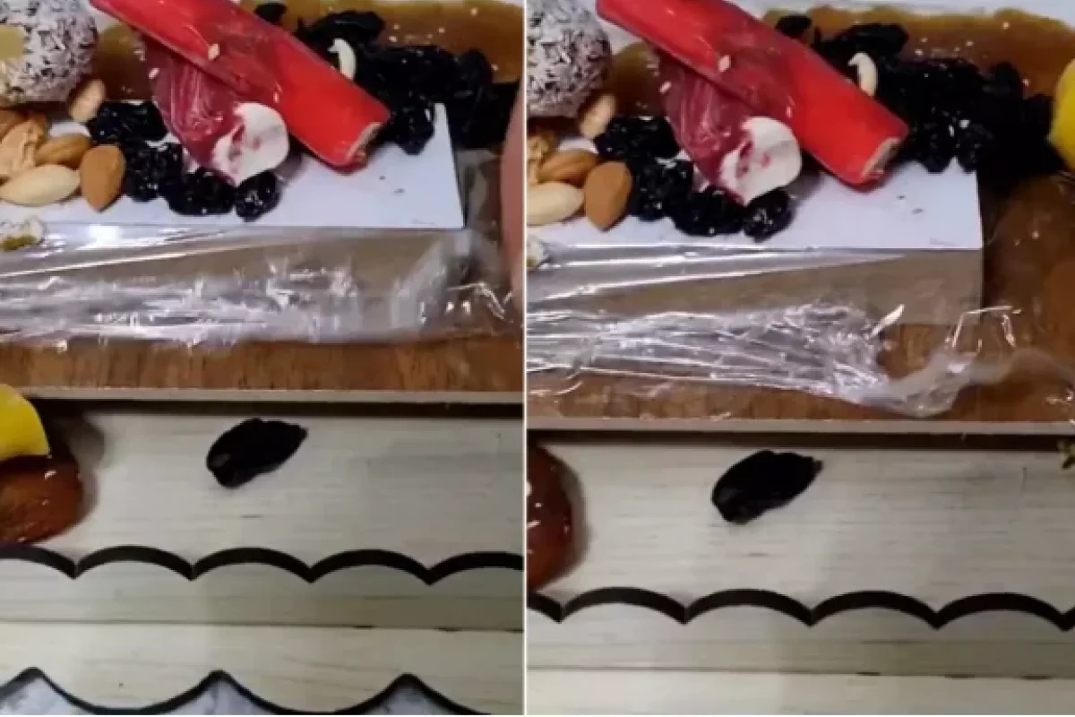 Marketdən çərəz aldı, paketi açanda görün nə gördü