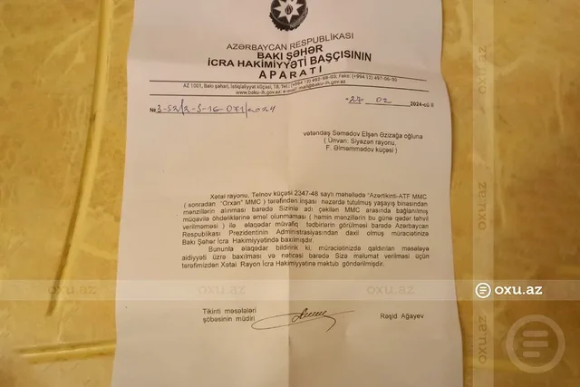 Şərurlu İsfəndiyardan NÖVBƏTİ ŞİKAYƏT: - "18 ildir, mənə 73 min dollar borcludur"