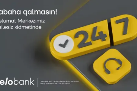 Yelo Bank-ın Məlumat Mərkəzi artıq 24/7 xidmətində!