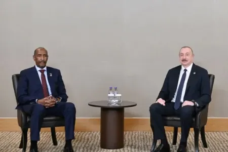 Prezident Antalyada Sudan lideri ilə görüşdü