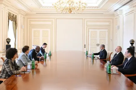 İlham Əliyev Jilber Hunqbonu qəbul etdi