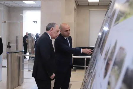 Nazir və Baş prokuror Xankəndidə - FOTOLAR