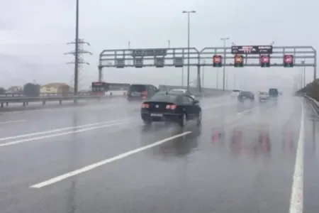 Bu yolda sürət həddi endirildi