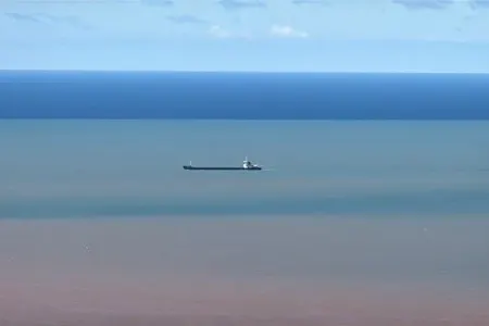 Dənizin rəngi dəyişdi