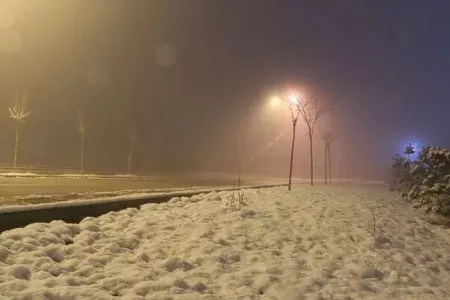 Bu ərazilərdə qar yağmağa başladı