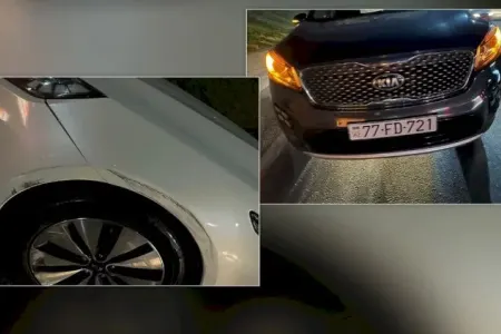 “Neftçi” klubunun məşqçisinin maşınını vurub qaçdılar – - Foto