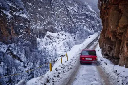 Quba-Xınalıq yolu bağlandı