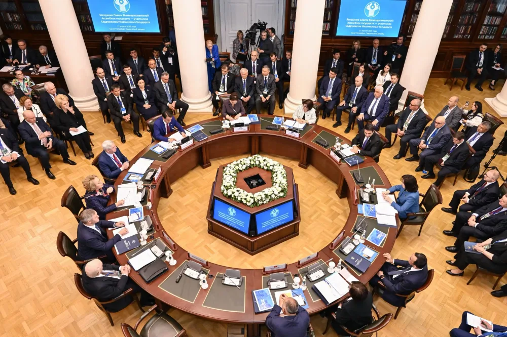 Sahibə Qafarova Sankt-Peterburqda çıxış etdi