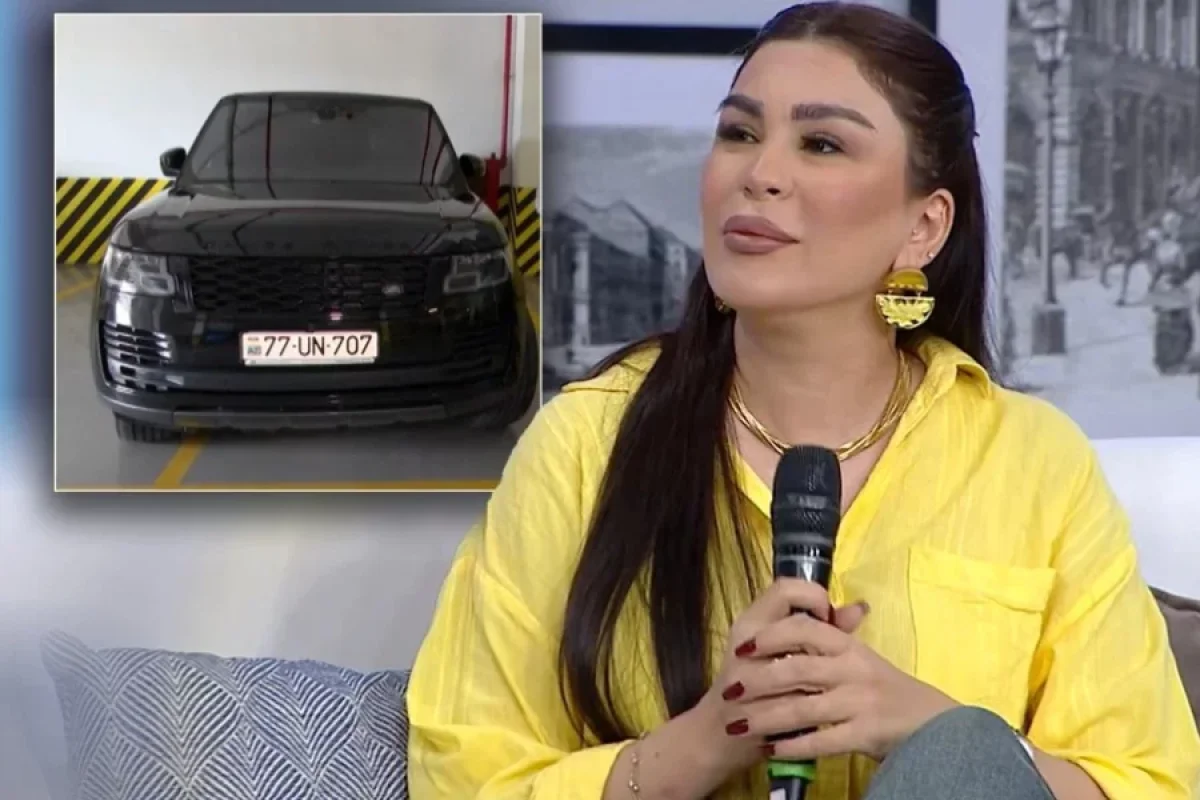 Ülviyyə Namazova 123 minlik avtomobilini nümayiş etdirdi - VİDEO