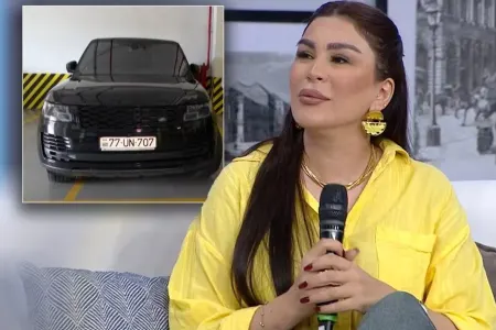 Ülviyyə Namazova 123 minlik avtomobilini nümayiş etdirdi - VİDEO