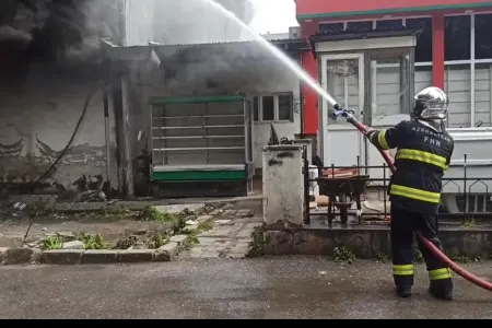 Bakıdakı dəhşətli yanğından - Görüntülər