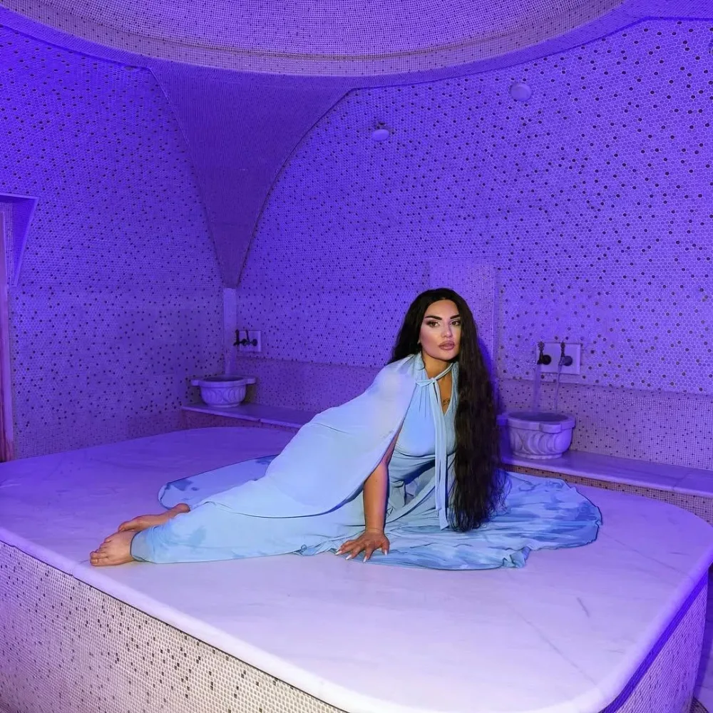 Şəbnəm Tovuzlu hamamdan fotolarını paylaşdı - FOTOLAR