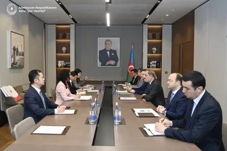 Ceyhun Bayramov vyetnamlı həmkarı ilə görüşdü