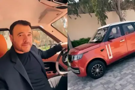 Emin ona hədiyyə verilən “Range Rover”i göstərdi - VİDEO