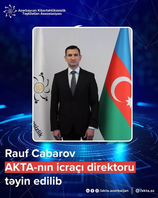 Rauf Cabarova yüksək - VƏZİFƏ VERİLDİ