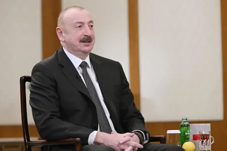 Prezident Pekində CGTN telekanalına müsahibə verdi - FOTOLAR