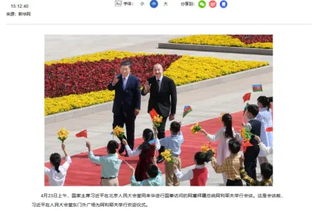 Prezidentin Çinə səfəri dünya mediasının diqqət mərkəzində - FOTO