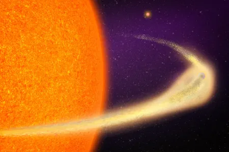 Planetin öz ulduzunun yaxınlığında parçalanması müşahidə edilir