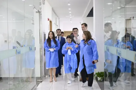 Leyla Əliyeva Çin Milli İnsan Genomu Mərkəzində olub - FOTO