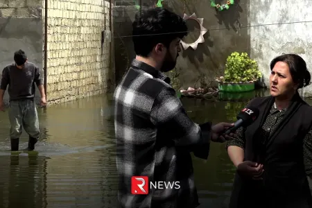 Su altında qalan Maştağa kəndi