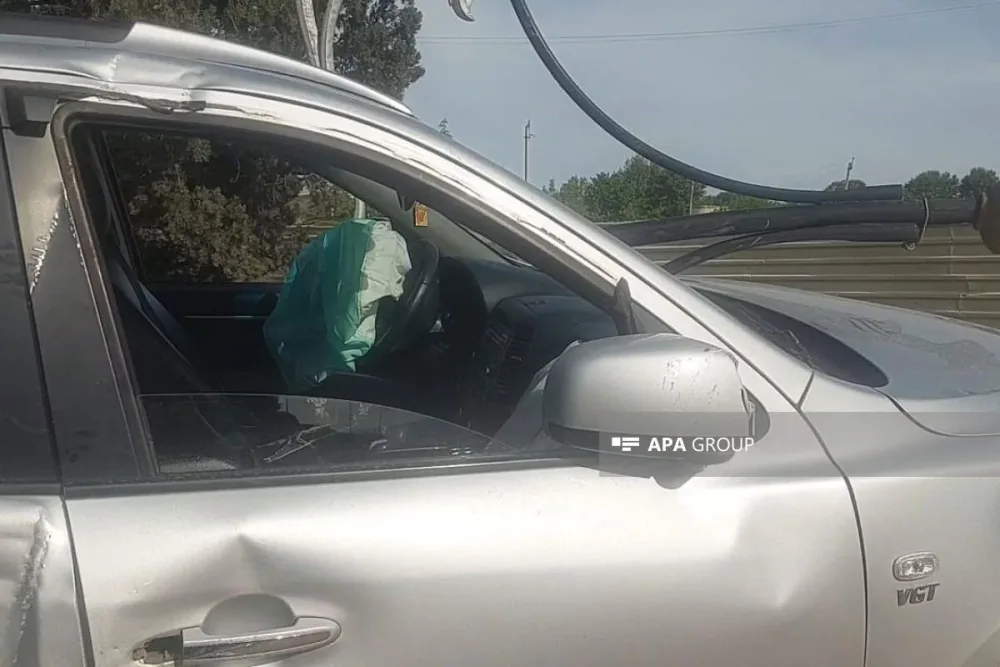 Gəncədə ağır qəza - xəsarət alan var