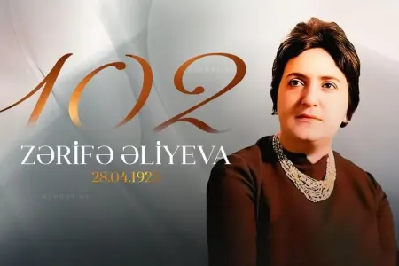 Zərifə Əliyevanın doğum günüdür