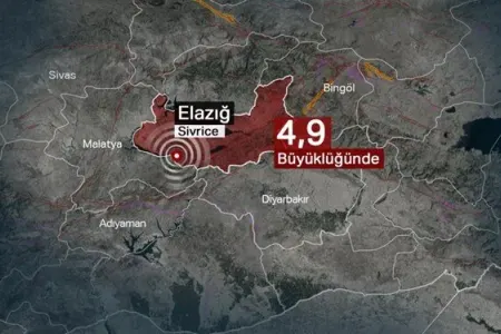 Elazığda güclü zəlzələ oldu