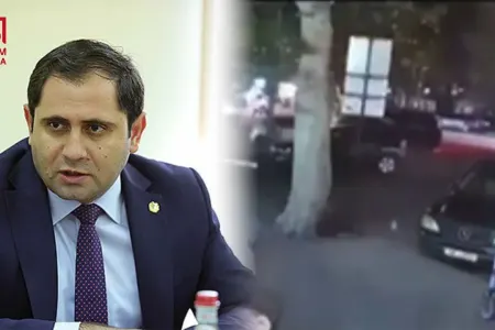 Ermənistanda nazir ağır qəza törətdi - ANBAAN VİDEO