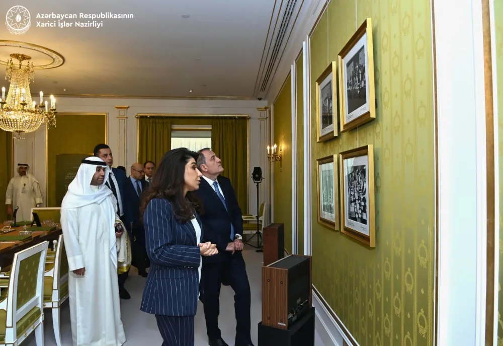 Bayramov Küveytdə Əl-Salam Saray Muzeyini ziyarət etdi - FOTO