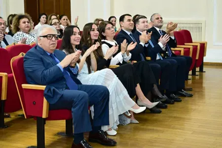 Leyla və Arzu Əliyevalar konsertdə - FOTOLAR