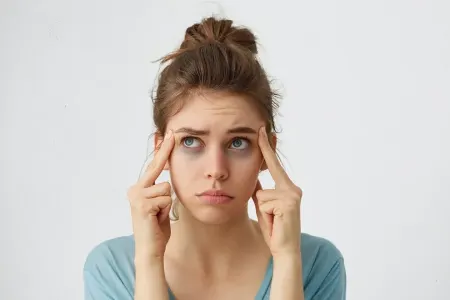 Gözlərin altındakı qara dairələr nəyin işarəsidir?