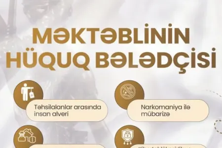 “Məktəblinin hüquq bələdçisi” layihəsinə start verilir