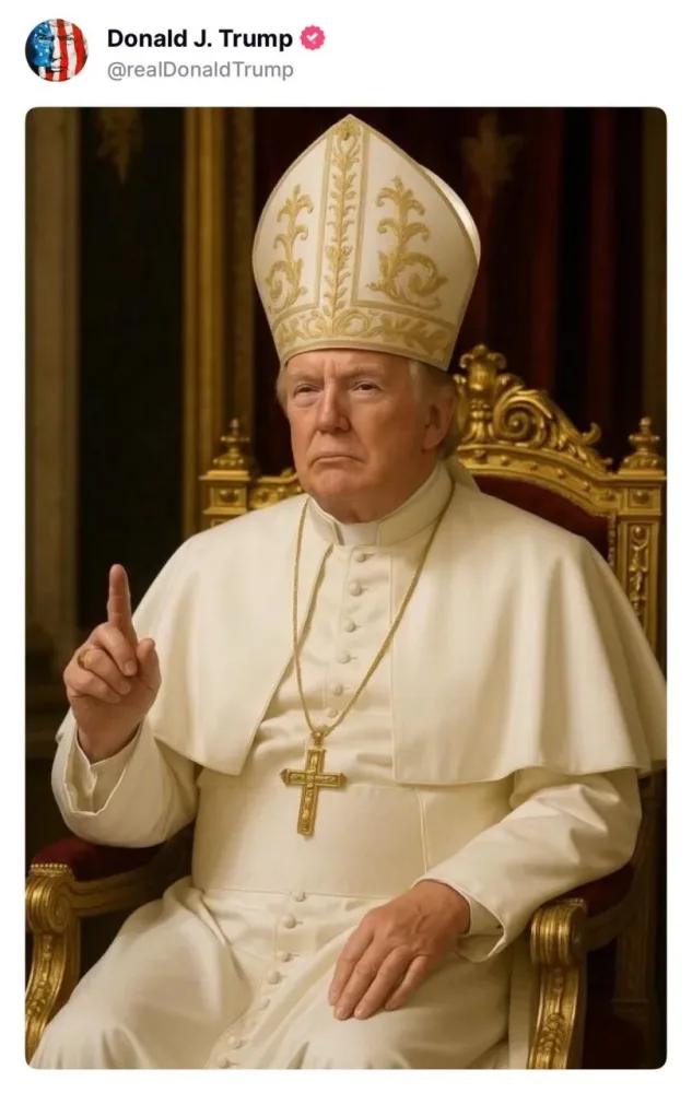 Tramp "papa oldu" - FOTO