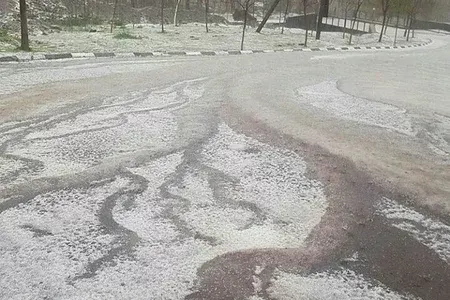 Naxçıvana güclü dolu yağdı