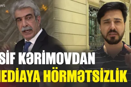 Asif Kərimovdan əməkdaşımıza və mediaya kobudluq - + Video