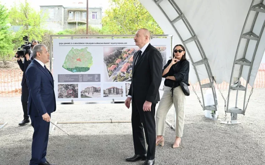 Şuşada daha bir yaşayış kompleksinin təməli qoyuldu