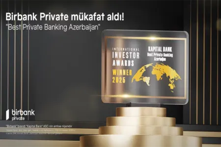 Birbank Private “Best Private Banking Azerbaijan” mükafatına layiq görüldü