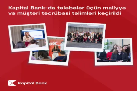 "Kapital Bank"da tələbələr üçün təlimlər keçirildi