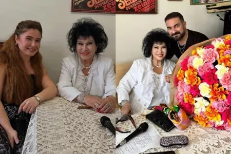 Zeynəb Xanlarova ilə görüşdülər – - FOTO